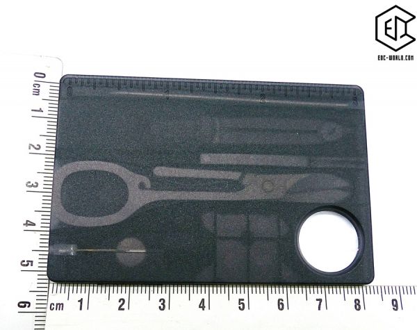 VICTORINOX® : SwissCard Lite schwarz transparent